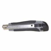 Hobbykniv bnt Soft-Cut Luksus sort/grå 18mm