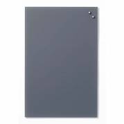 Glastavle Naga magnetisk 400x600mm grå