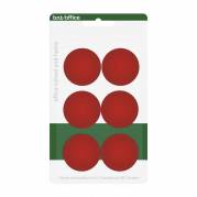 Magneter bnt rød Ø30mm blister 6stk/pak