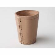 Raflebæger læder naturfarvet 1stk/pak