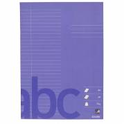 Skolehæfte Bantex A4 lin 32 linjer 40bl 70g mørk lilla