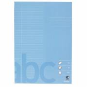 Skolehæfte Bantex A4 lin 32 li njer 40bl 70g lys blå 