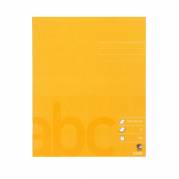 Skolehæfte Bantex 17x21cm ulin 32bl 70g gul 