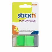 Indeksfaner Stick'N Pop Up grøn 45x25mm 50stk/pak
