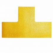 Gulvmarkering T form Duraline Strong 100x0,7x150mm gul 10stk