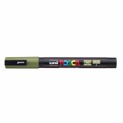 Paint marker Uni Posca PC-3M khaki green/grøn 0,9-1,3mm