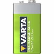 Batteri Varta Recharge Power 9V 200mAh 1stk/pak genoplad.