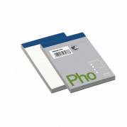 Telefonblok A7 ulinieret 60g 105x74mm 100bl/blk