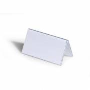 Bordskilteholder 52x100mm transparent 25stk/pak 