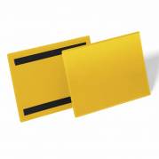 Lagerlomme m/magnet A5 tvær gul