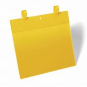 Lagerlomme m/strop A4 tvær gul