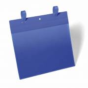 Lagerlomme m/strop A4 tvær mørkblå