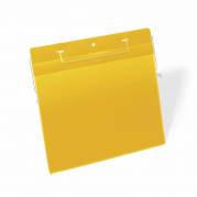 Lagerlomme m/wirebeslag  A4 tvær gul