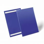 Lagerlomme selvklæbende A4 høj mørkblå