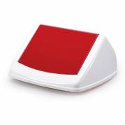 Vippelåg DURABIN 40l Square hvid/rød 