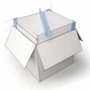 PE-profiler L 75x75 blå 105x2m = 210m/kar 10mm godstyk 