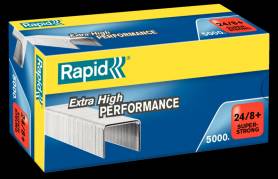 H&aelig;fteklammer Rapid 24/8+ galv. Super Strong &aelig;sk/5000 stk 