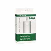 Navneskilte t/ID 60x90mm bl&oslash;d plast st&aring;ende format 10stk/pak