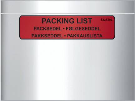 F&oslash;lgeseddellomme C5 m/tryk Value Range 1000stk/kar