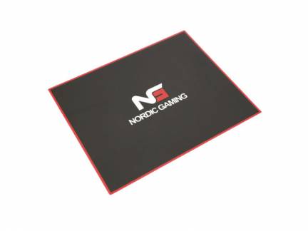 Gulvm&aring;tte Nordic Gaming Guardian sort/r&oslash;d 120x100cm