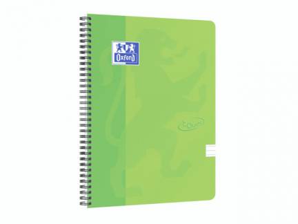 Notesbog Oxford TOUCH A4+ gr&oslash;n linieret 90g