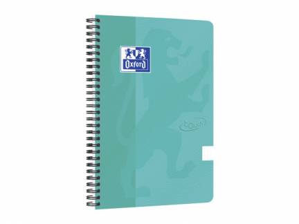 Notesbog Oxford TOUCH A5+ turkis dot/punkt 90g