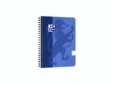 Notesbog Oxford TOUCH A5+ bl&aring; linieret 90g