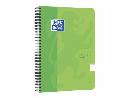 Notesbog Oxford TOUCH A5+ gr&oslash;n linieret 90g