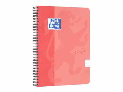 Notesbog Oxford TOUCH A5+ orange linieret 90g