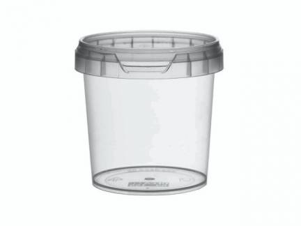 Plastb&oslash;tte PP 155ml &Oslash;69x68mm klar 1152stk/kar