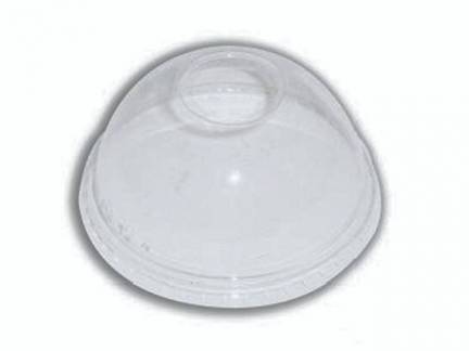 L&aring;g kuppel med hul t/30/40/50cl glas PLA 50stk/ps