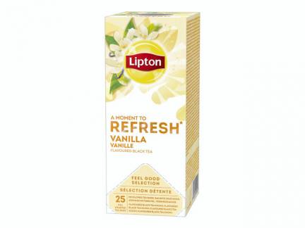 Te Lipton vanilla 25breve/æsk