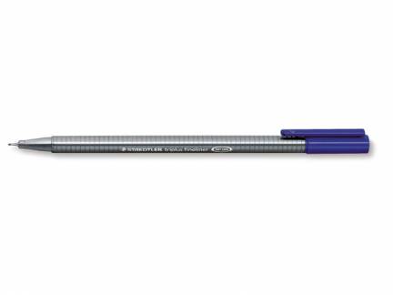 Fineliner Staedtler triplus bl&aring; 0,3mm 334-3