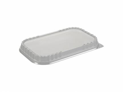 L&aring;g dome dPET t/foliebakke til 1096ml & 1400ml 100stk/pak