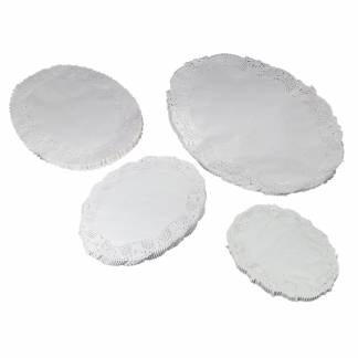 Kagepapir udhugget 27x36cm oval 500stk/pak