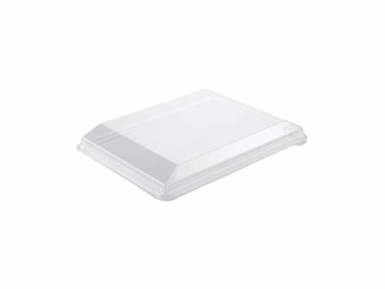 L&aring;g t/Zen fad plastbakke klar R-PET 325x250x36mm 120stk/kar