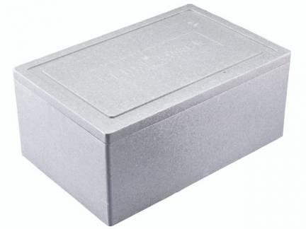 Termo skumkasse EPS 1/1GN gr&aring; 595x388x262mm
