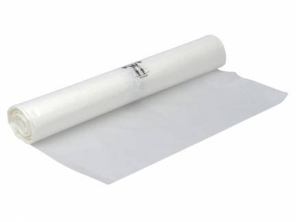 Plastiks&aelig;k HDPE 700x1100mm Ultra 22my 100l klar 20stk/rul