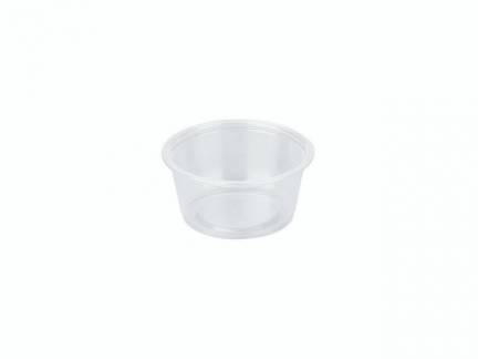 Dressingb&aelig;ger 60ml/2 oz &Oslash;62x27mm klar PP 250stk/pak