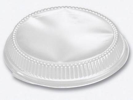 Plastl&aring;g 2,5cm dome t/foliebakke R-PET klar 200stk/pak