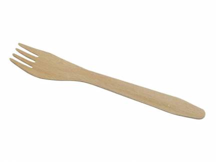 Tr&aelig;bestik gaffel Nature line 16cm 100stk/pak