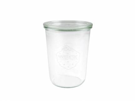 Sylteglas Weck incl l&aring;g (743) 850ml &Oslash;10x14,7cm 6stk/pak
