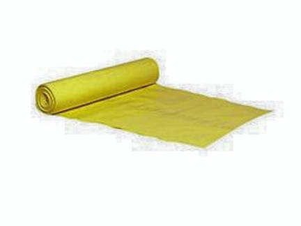 Affalds&aelig;kke plastik gul 720x1120mm 10stk/rul