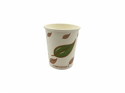 Kaffeb&aelig;ger 8oz 25cl milj&oslash;rigtige Single Wall pap 1000stk/kar