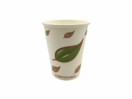 Kaffeb&aelig;ger 12oz 34cl milj&oslash;rigtig Single Wall pap 1000stk/kar