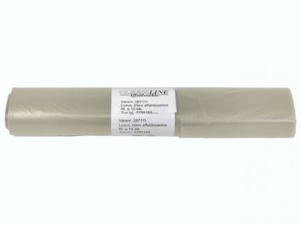 Affaldss&aelig;kke plastik klar 700x1100mm Luksus 10stk/rul