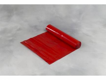 Affaldss&aelig;kke plastik r&oslash;d 700x1100mm Luksus 10stk/rul