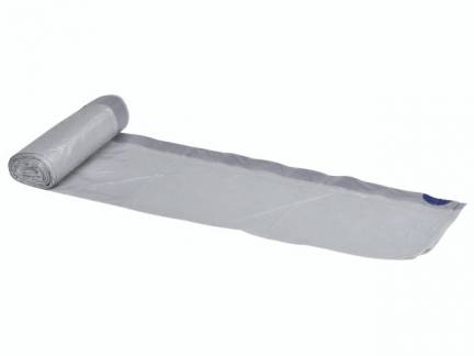 Affaldsposer m/snortr&aelig;k lukning 440x500mm 20l gr&aring; (12my) 20ps/rl
