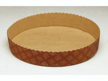 Bageform rund mazarin/t&aelig;rte MBB170/35 &Oslash;170x35mm 600stk/pak
