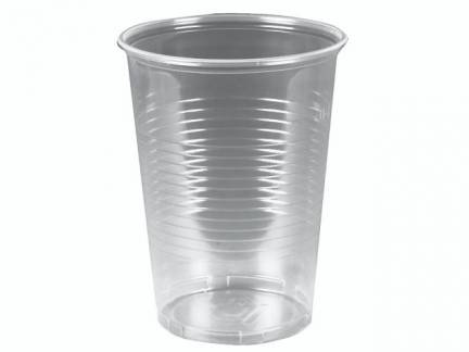 Plastikglas bl&oslash;d 40cl PP (&oslash;l) 50stk/ps (m&aring;lestreg 0,4)